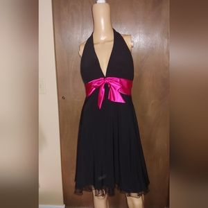 Black cocktail dress